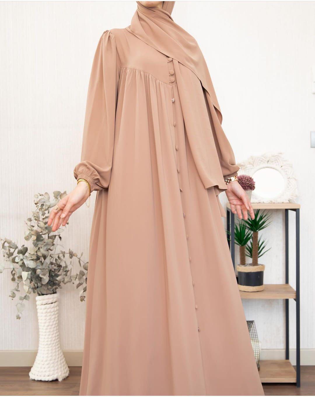 Abaya With Stoller 2