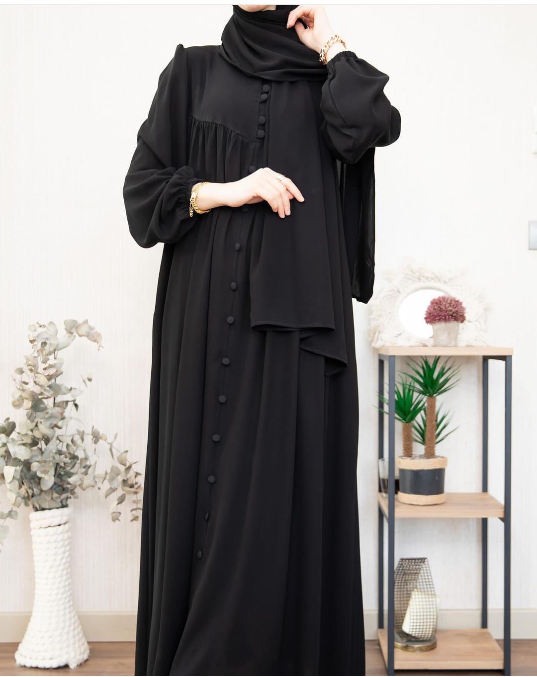 Abaya With Stoller 3